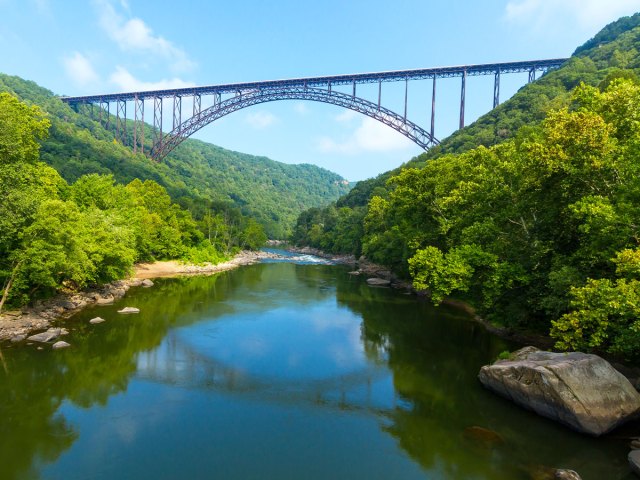New River Gorge Bridge en Virginie-Occidentale